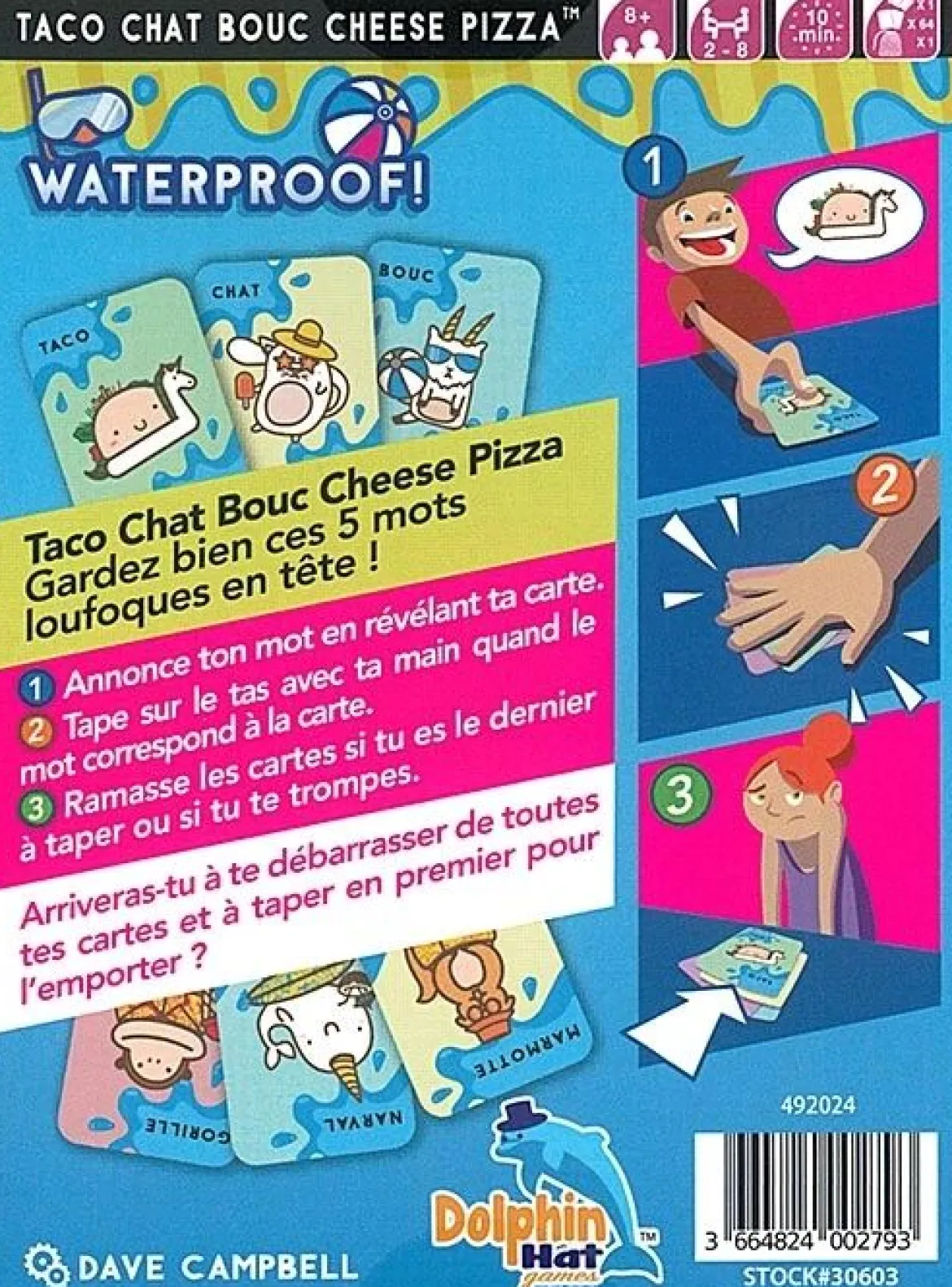 Taco Chat Bouc Cheese Pizza Waterproof