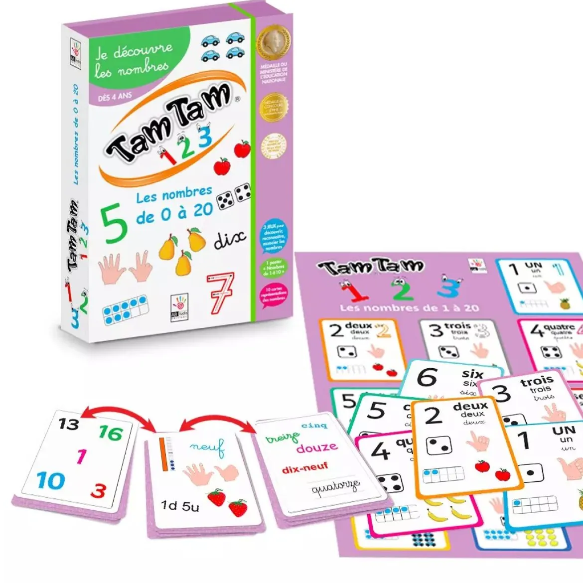 Tam Tam 1,2,3 - Coffret