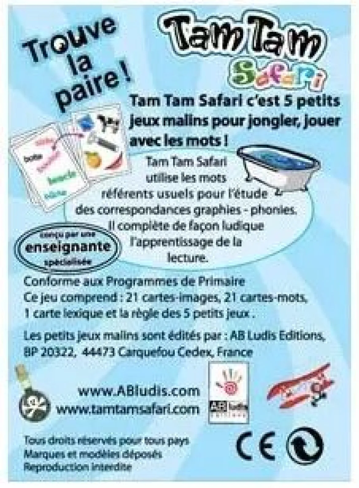 Tam Tam Safari - CE1 Niveau 1