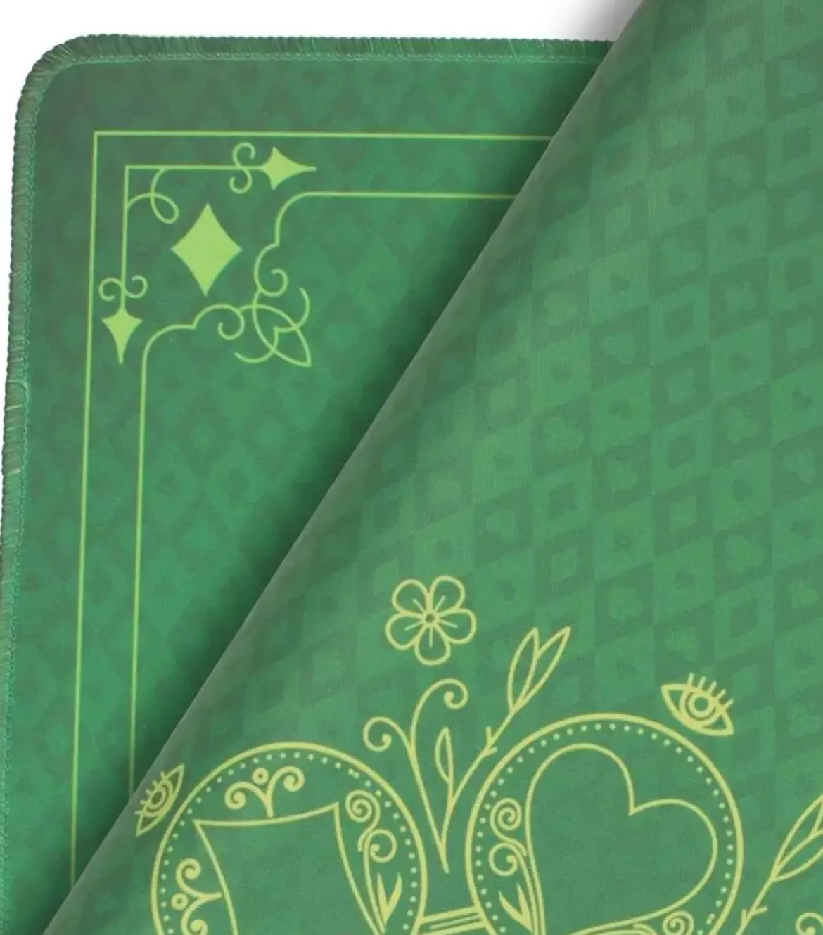 Tapis de Bridge Néoprène 60x60cm Vert Foncé
