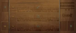 Tapis de Jeu Gwent : Bois Pour 1 Joueur