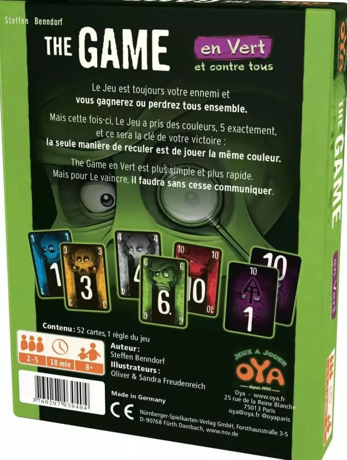 The Game en Vert et contre Tous