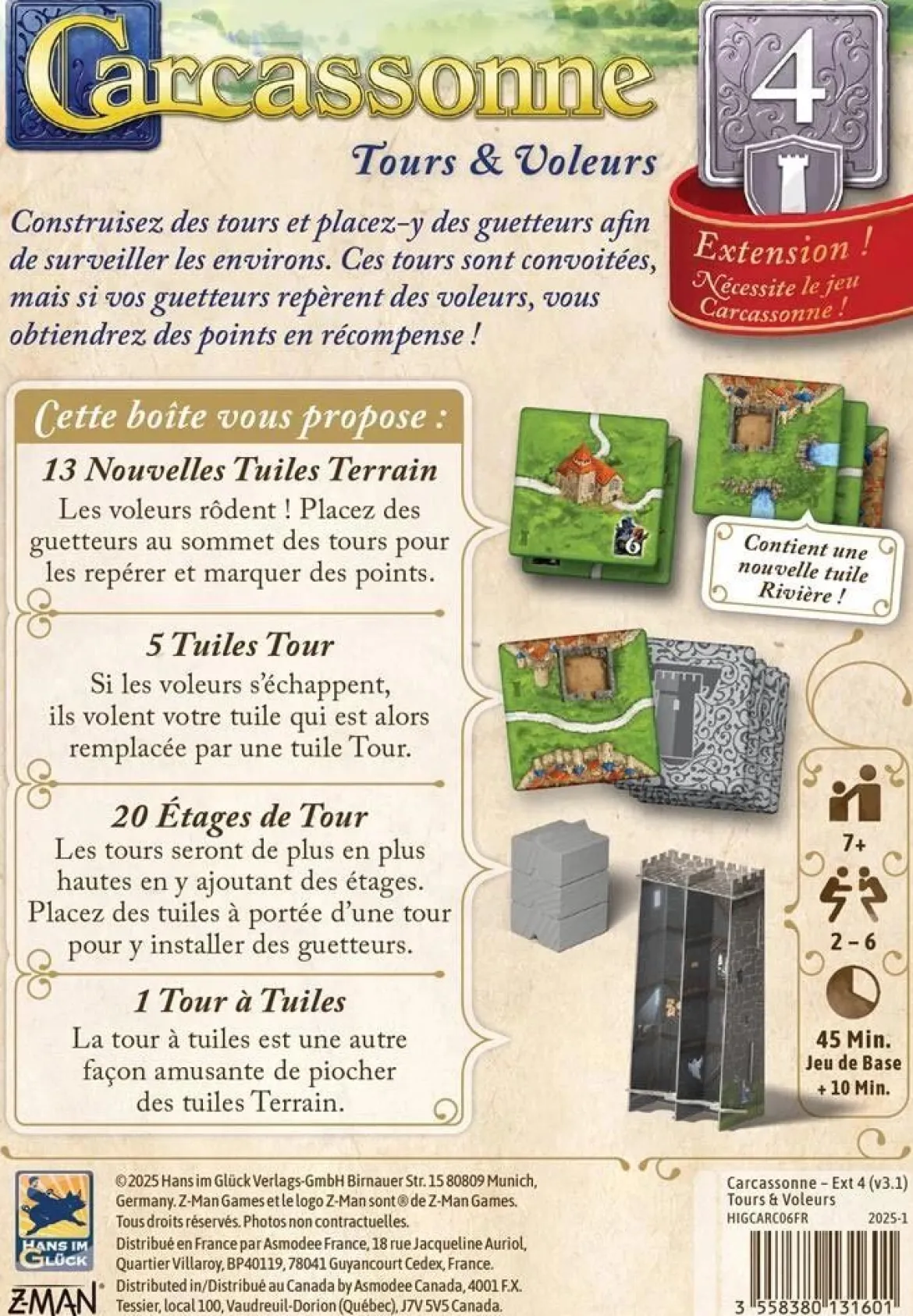 Tours et Voleurs (Ext. Carcassonne)