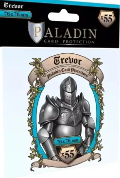 Trevor 76x76mm - Lot de 55 Protège-Cartes - Paladin