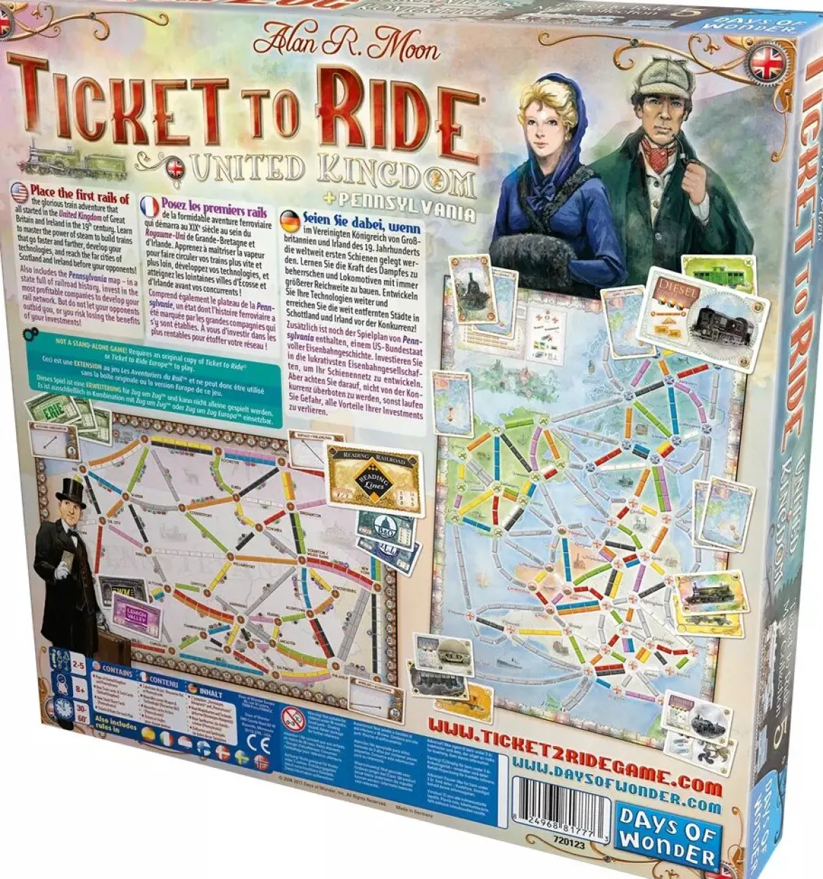 UK & Pennsylvanie (Ext. Les Aventuriers du Rail)
