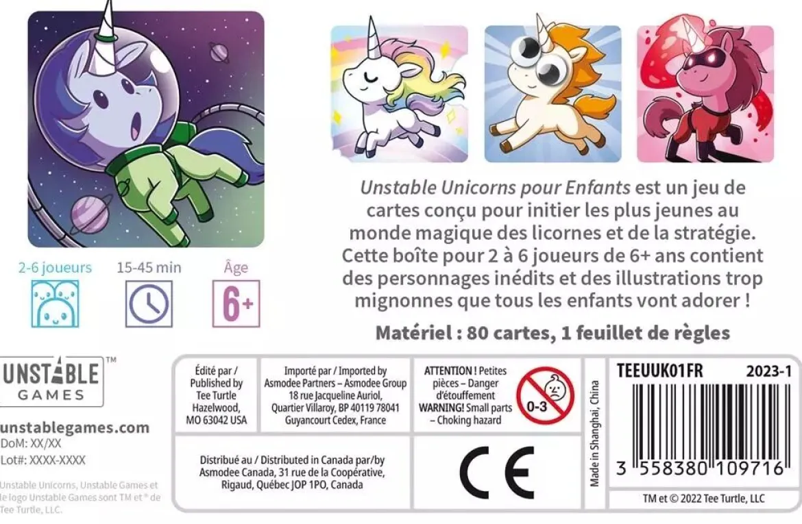 Unstable Unicorns - Pour Enfants