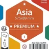 57.5x89mm - Lot de 55 protège-cartes Asia Premium - Zacatrus