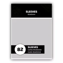 65x65mm - Lot de 82 protège-cartes Carrés.