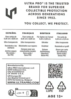 66x92mm - Lot de 100 protège-cartes - Penny Sleeves