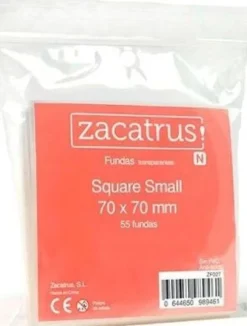 70x70mm - Lot de 55 protège-cartes Square S - Zacatrus