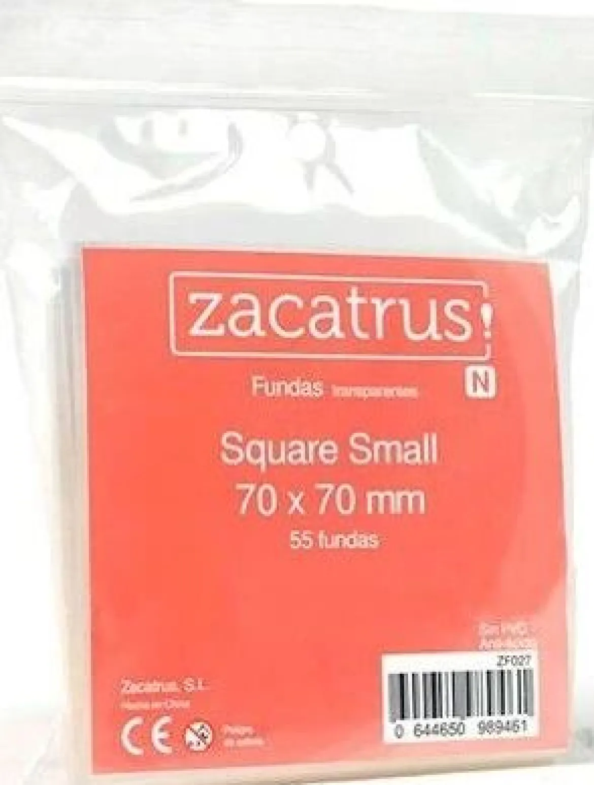 70x70mm - Lot de 55 protège-cartes Square S - Zacatrus