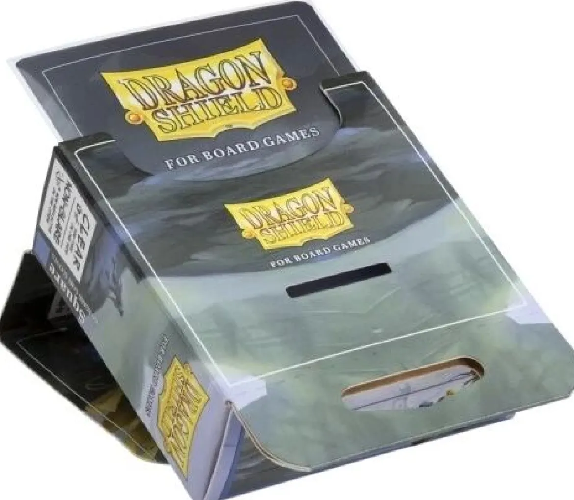70x70mm - 100 Protège-cartes Carré Clear/Non-Glare - Dragon Shield