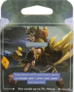 70x70mm - 100 Protège-cartes Carré Clear/Non-Glare - Dragon Shield