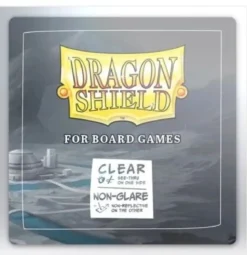 70x70mm - 100 Protège-cartes Carré Clear/Non-Glare - Dragon Shield