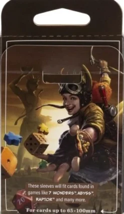 65x100mm - 100 Protège-cartes Extra Large Clear/Non-Glare - Dragon Shield