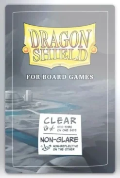 65x100mm - 100 Protège-cartes Extra Large Clear/Non-Glare - Dragon Shield