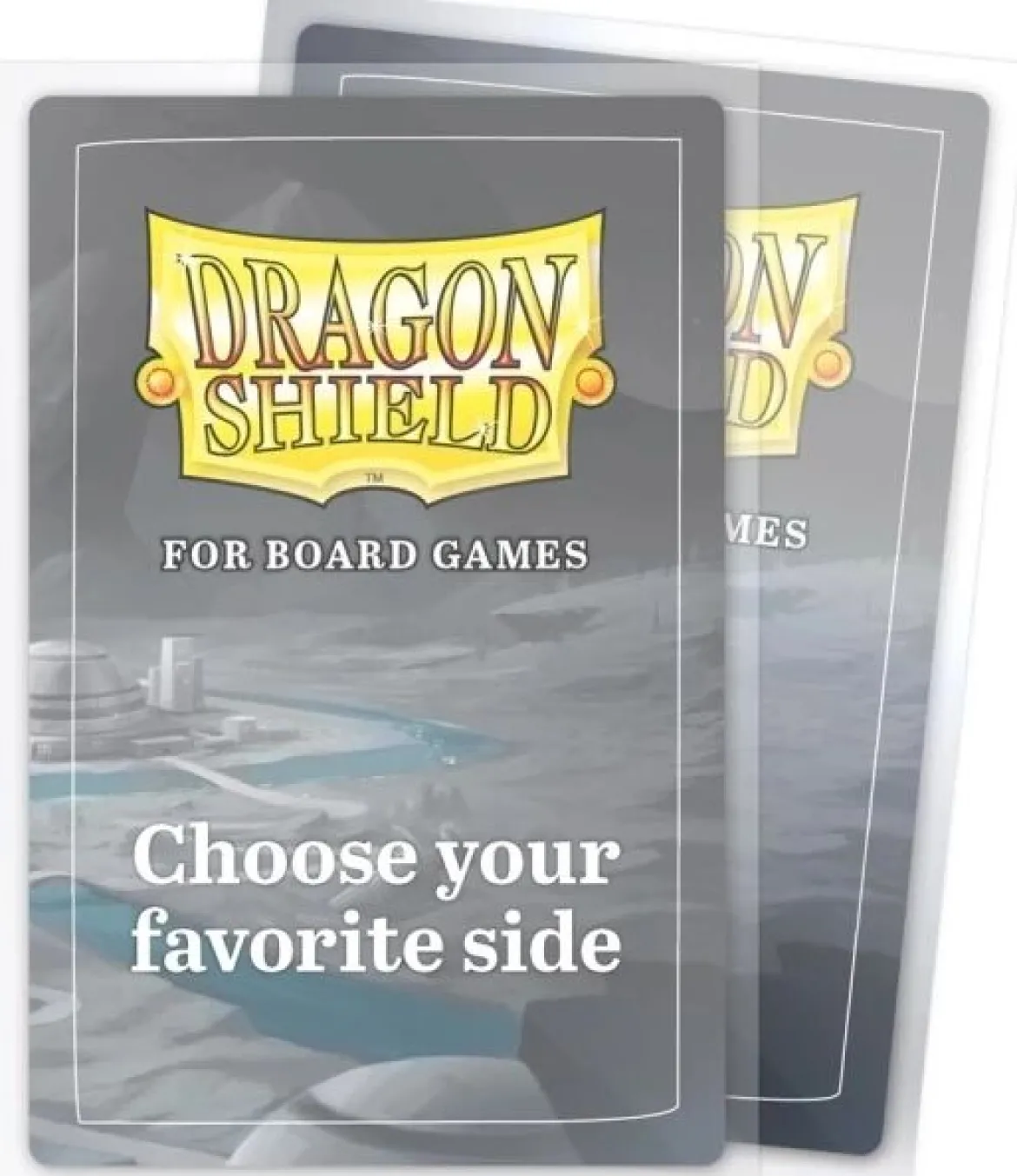 65x100mm - 100 Protège-cartes Extra Large Clear/Non-Glare - Dragon Shield