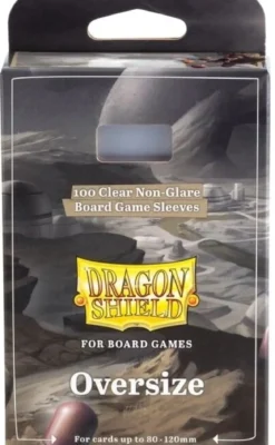 80x120mm - 100 Protège-cartes Oversize Clear/Non-Glare - Dragon Shield
