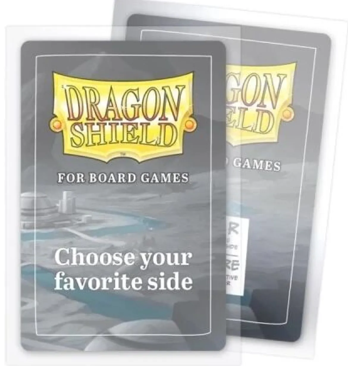 45x68mm - 100 Protège-cartes Small Mini-Euro Clear/Non-Glare - Dragon Shield