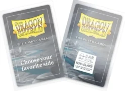 45x68mm - 100 Protège-cartes Small Mini-Euro Clear/Non-Glare - Dragon Shield