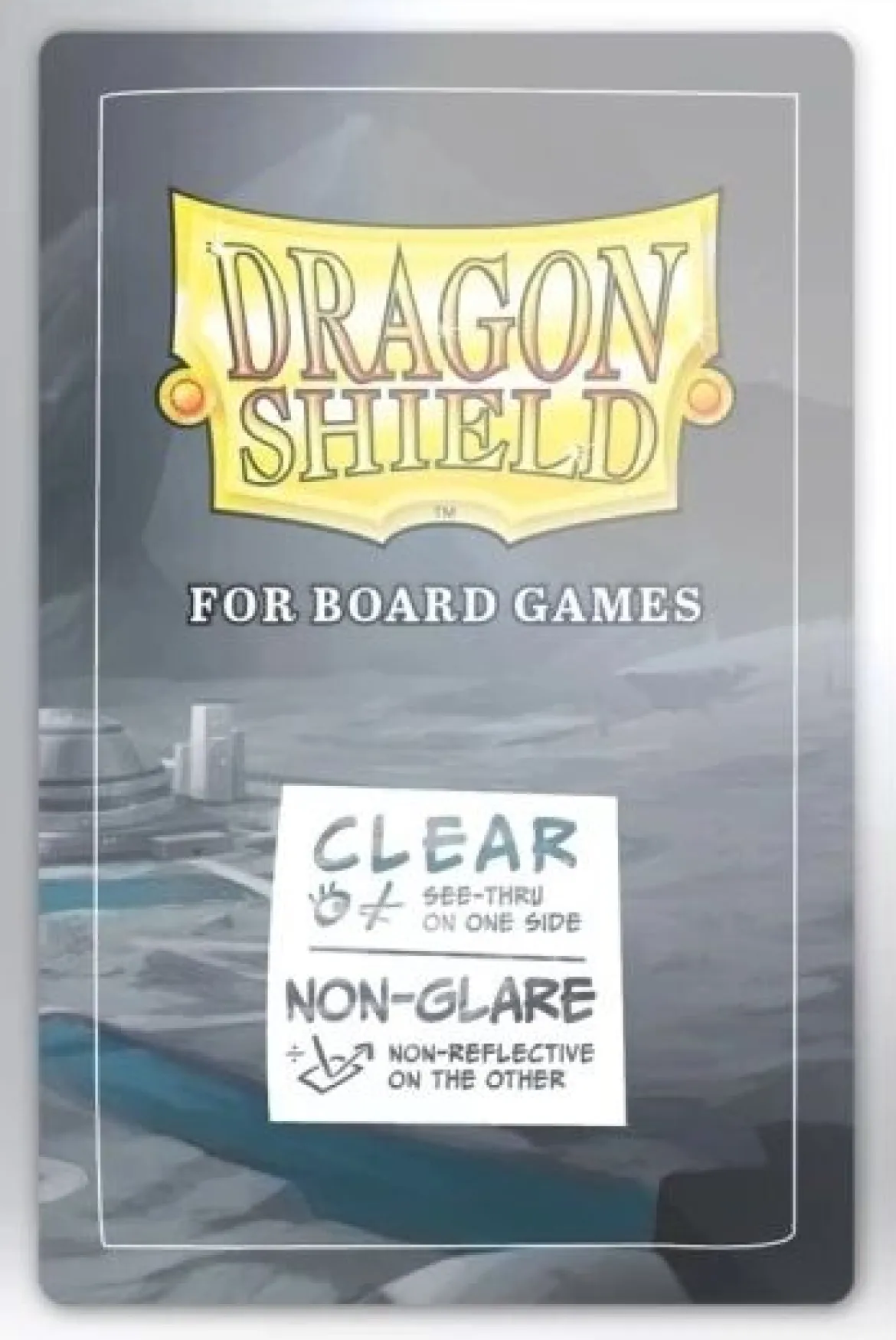 59x92mm - 100 Protège-cartes Standard Euro Clear/Non-Glare - Dragon Shield