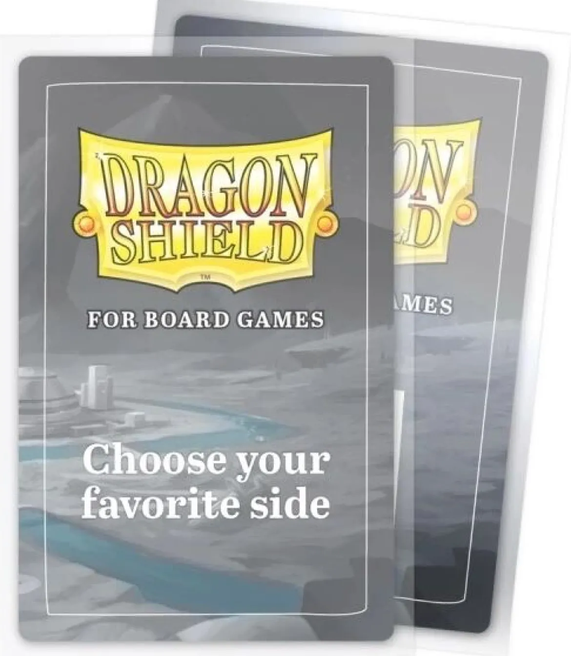 59x92mm - 100 Protège-cartes Standard Euro Clear/Non-Glare - Dragon Shield