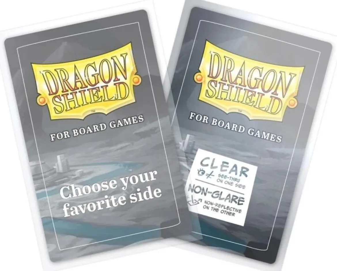 57x89mm - 100 Protège-cartes Standard USA Clear/Non-Glare - Dragon Shield