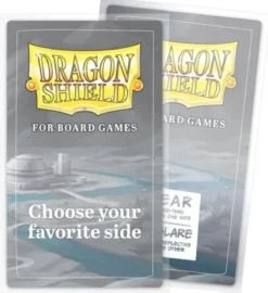 70x120mm - 100 Protège-cartes Tarot Clear/Non-Glare - Dragon Shield