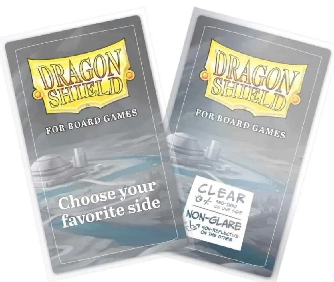 70x120mm - 100 Protège-cartes Tarot Clear/Non-Glare - Dragon Shield
